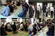 قرائت زیارتنامه حضرت زهرا (س) همراه با گشایش سفره اکرام در بیمارستان بهارلو